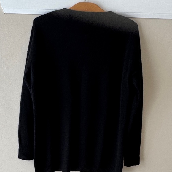 Sofia Cashmere Black Sweater/Cardigan - Picture 7 of 9